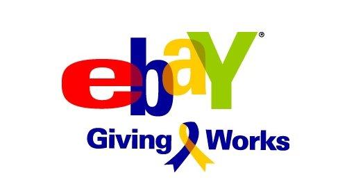 ebay giving works auction bid win charity